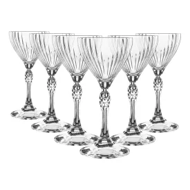 140ml America '20s Nick & Nora Glasses - Pack of Six - By Bormioli Rocco
