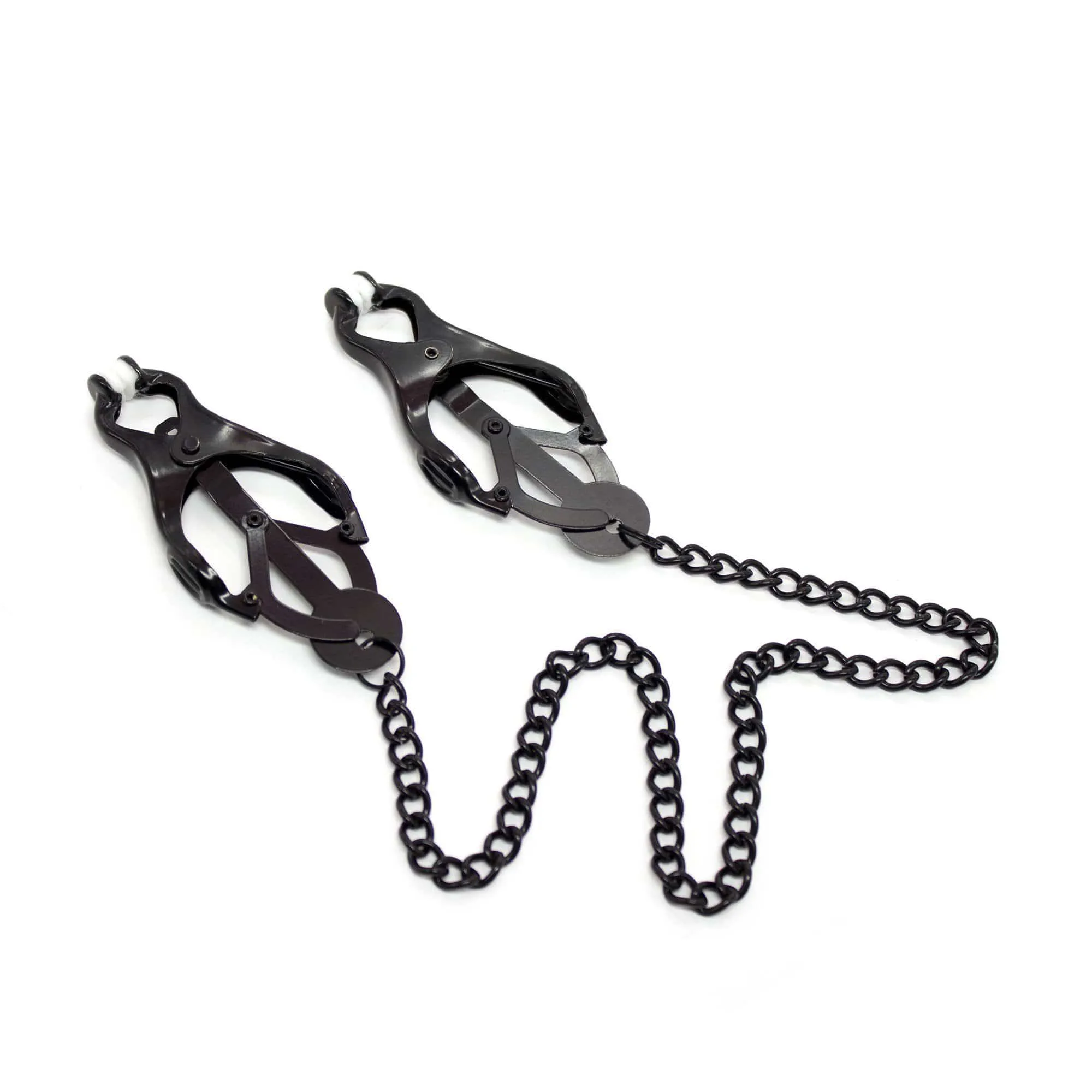 1631DL      <b>BOGO!</b> Dark Pleasures Blackline Japanese Clover Nipple Clamps