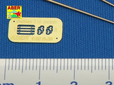 Aber 1/35 German 2m Aerials / Antennas (Set of 3 pcs) R-26