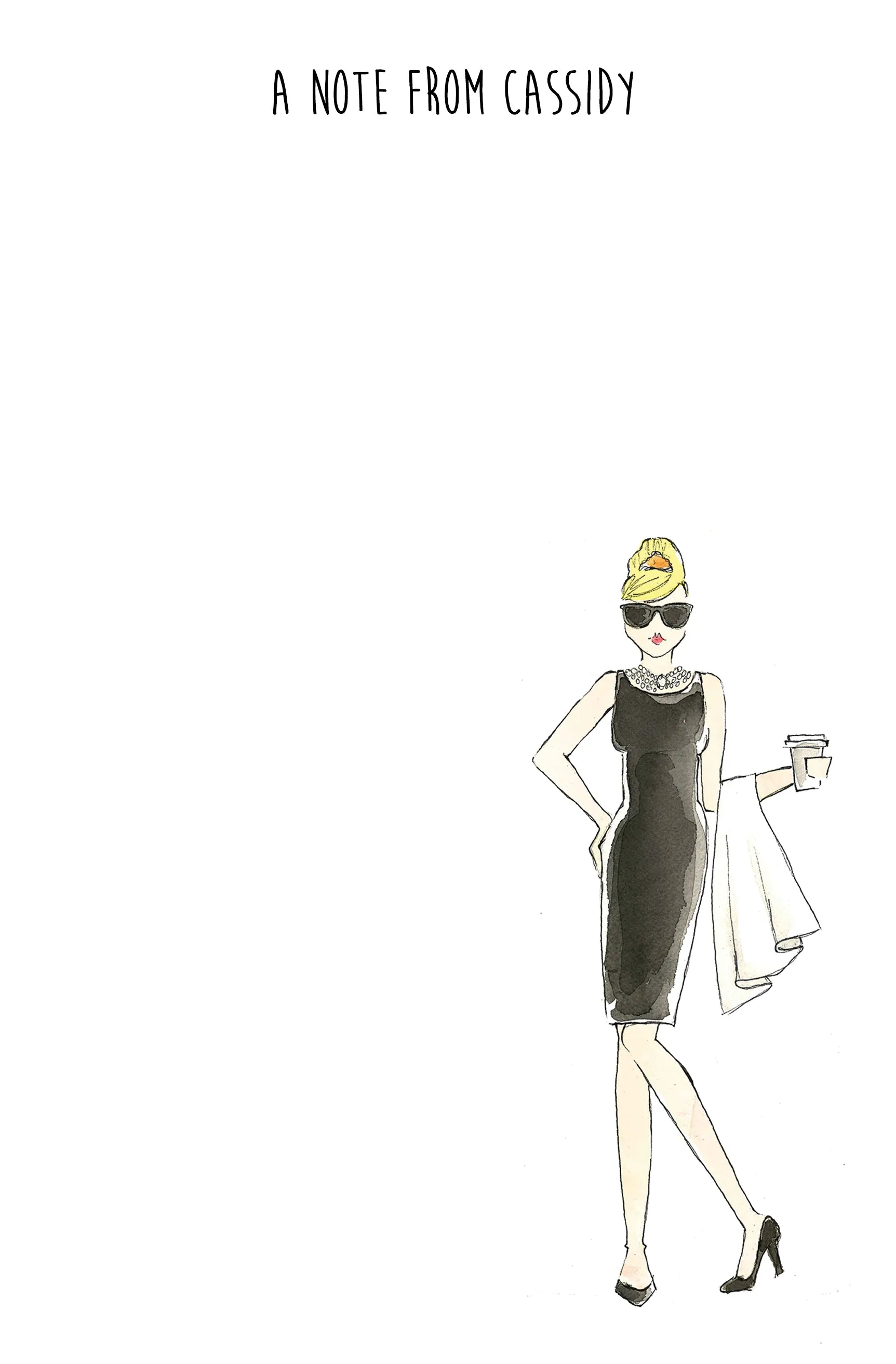 Breakfast at Tiffany's Notepad