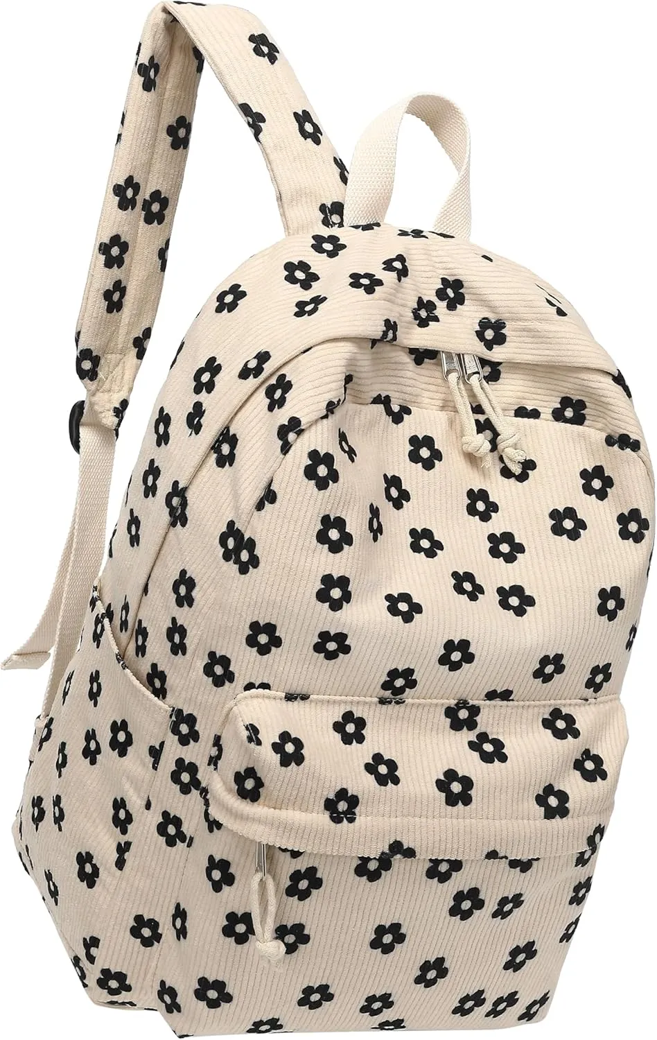 CAMTOP School Backpack for Teens Girls Cute Corduroy Bookbag Lightweight 17 inch Laptop Bag for Women Durable Casual Daypack