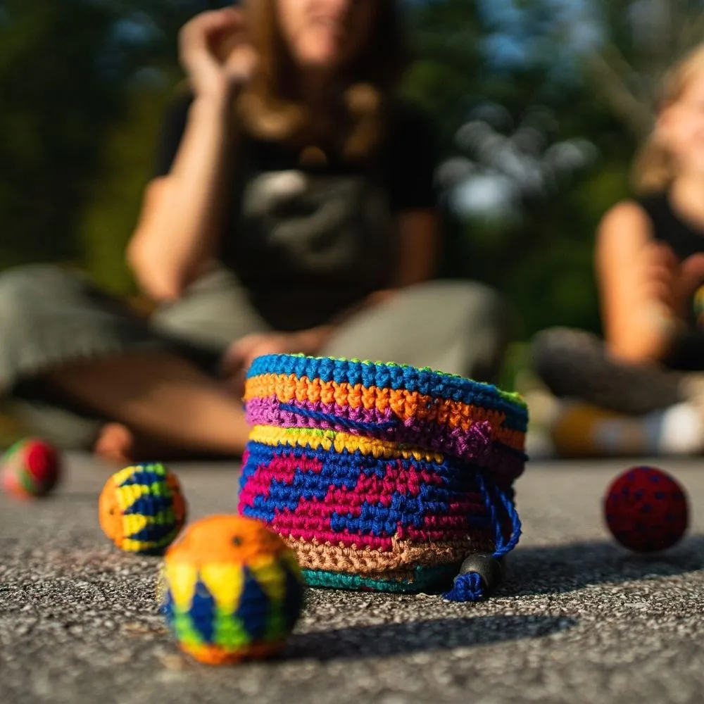 Canastaball Kit Crocheted Mini Bag Toss Game