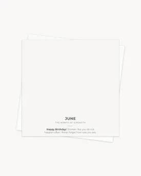 June Birthday Gift Card