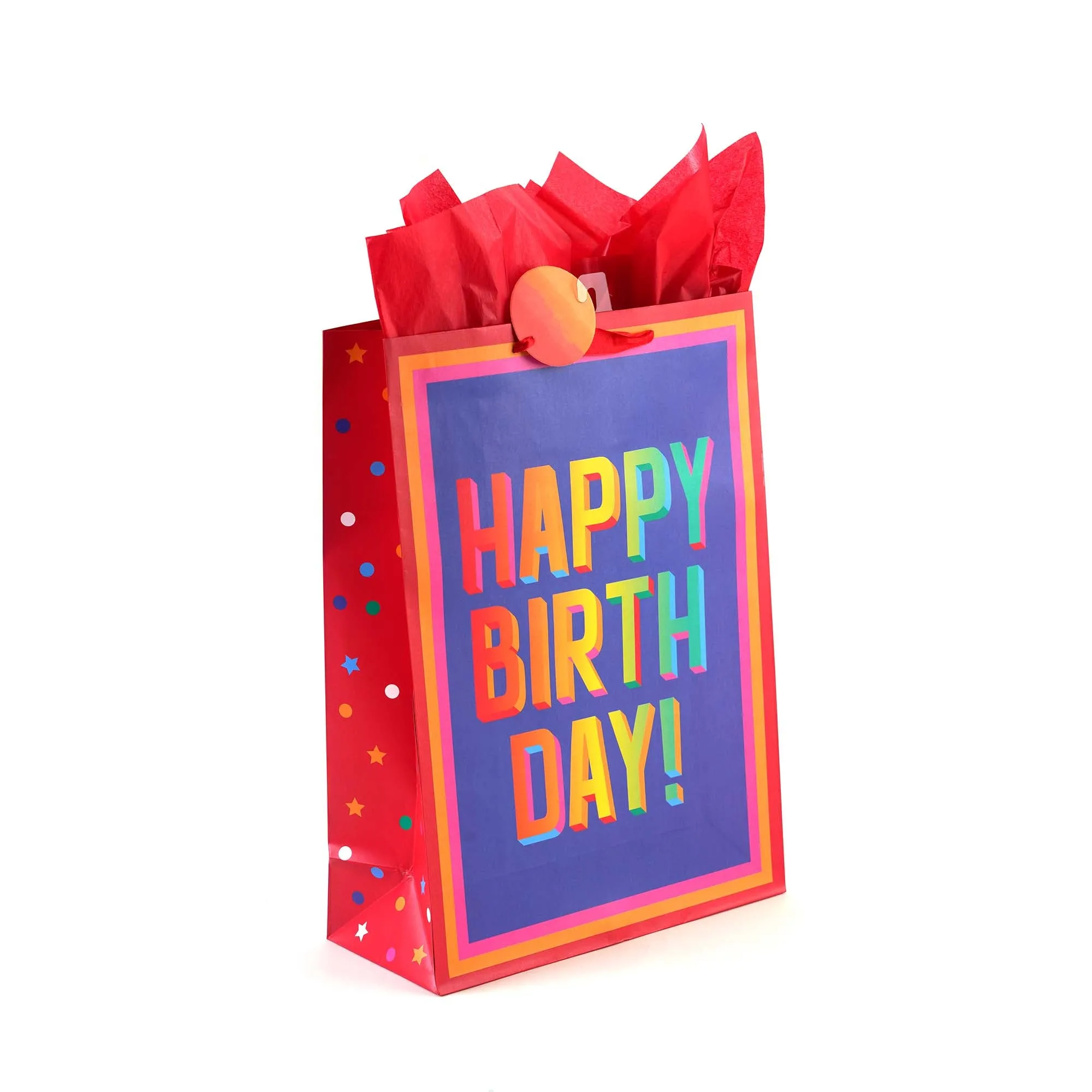 Large Birthday Surprise Me Printed Bag, 4 Designs
