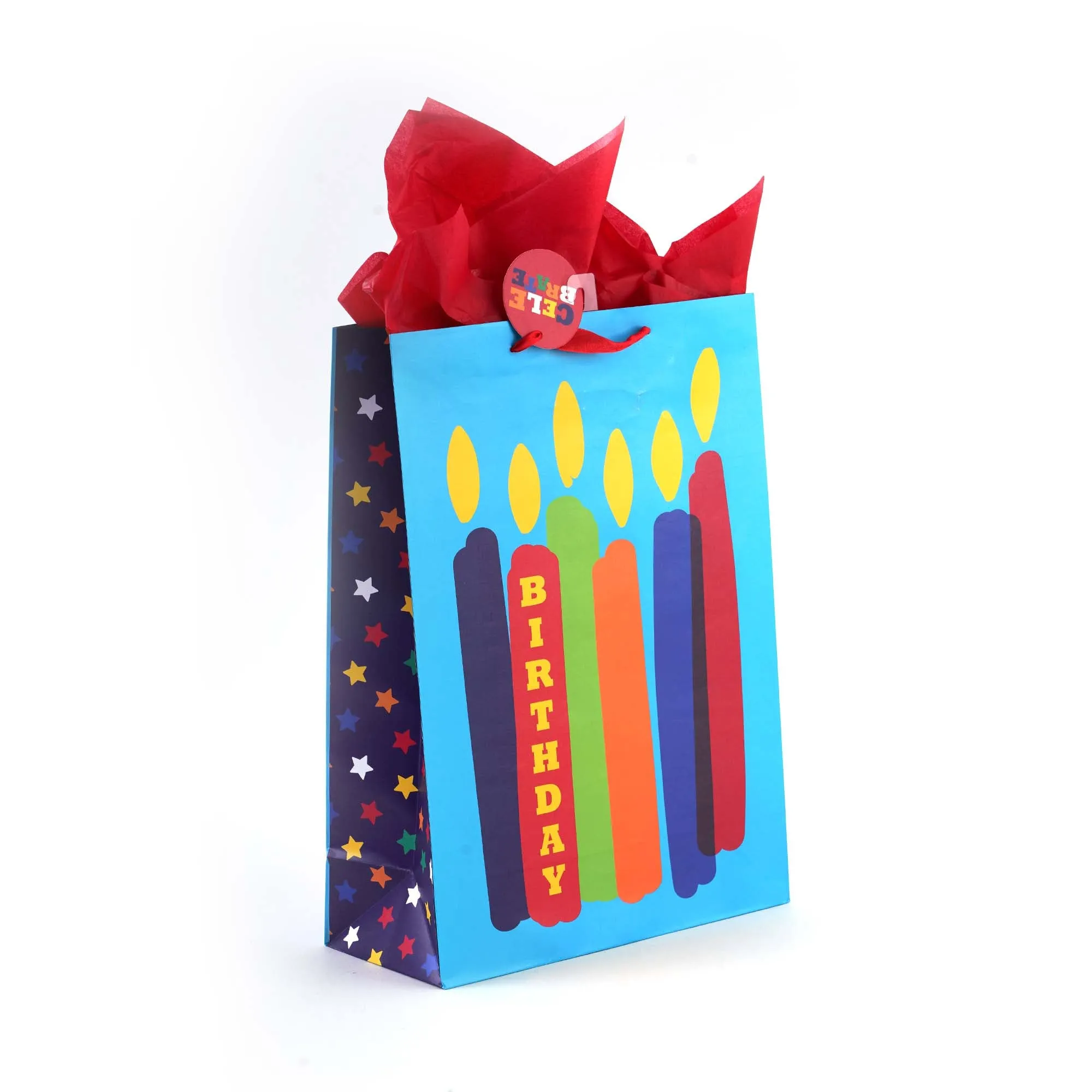 Large Birthday Surprise Me Printed Bag, 4 Designs