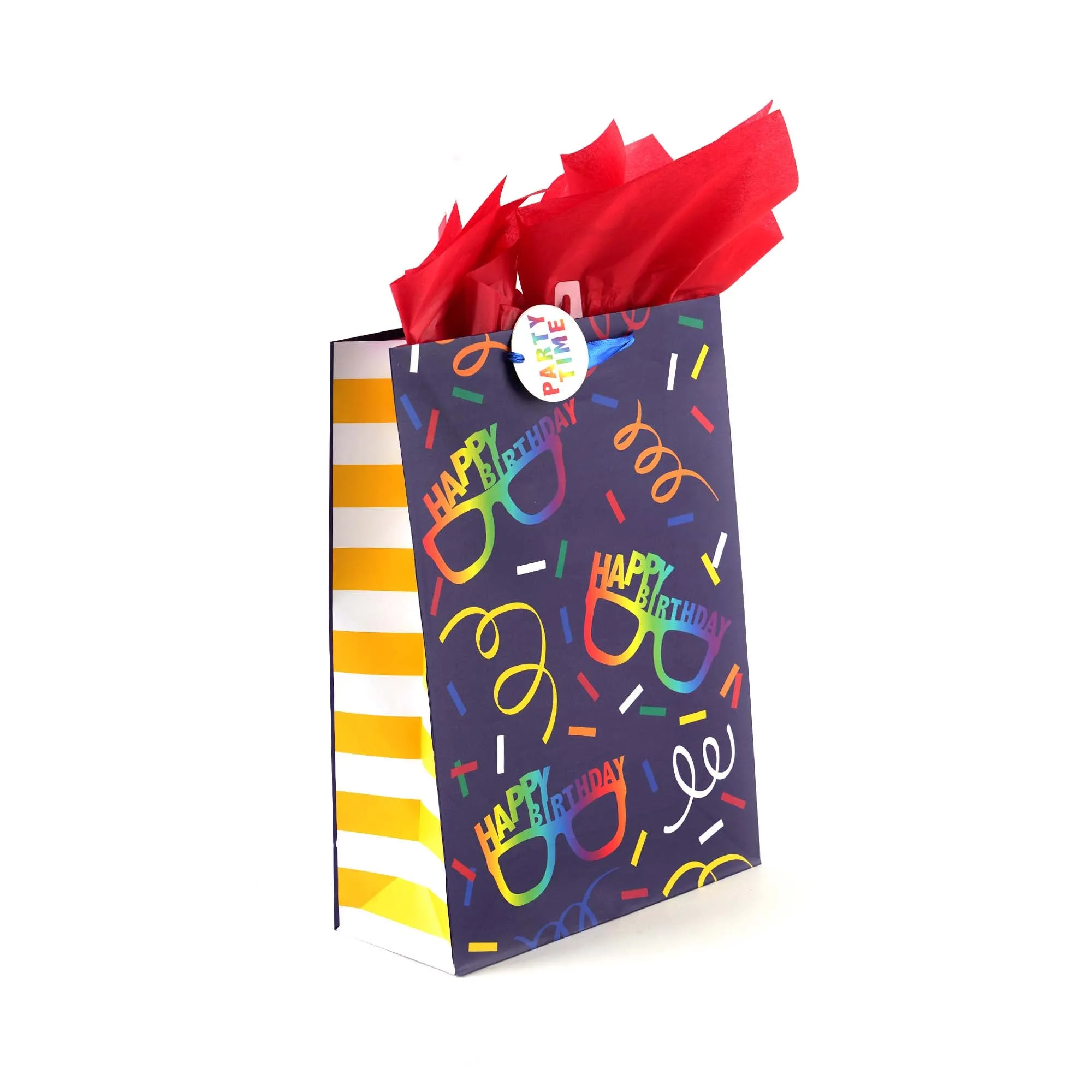 Large Birthday Surprise Me Printed Bag, 4 Designs