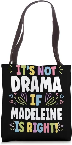 MADELEINE Personalized Women's Gift Custom MADELEINE Tote Bag