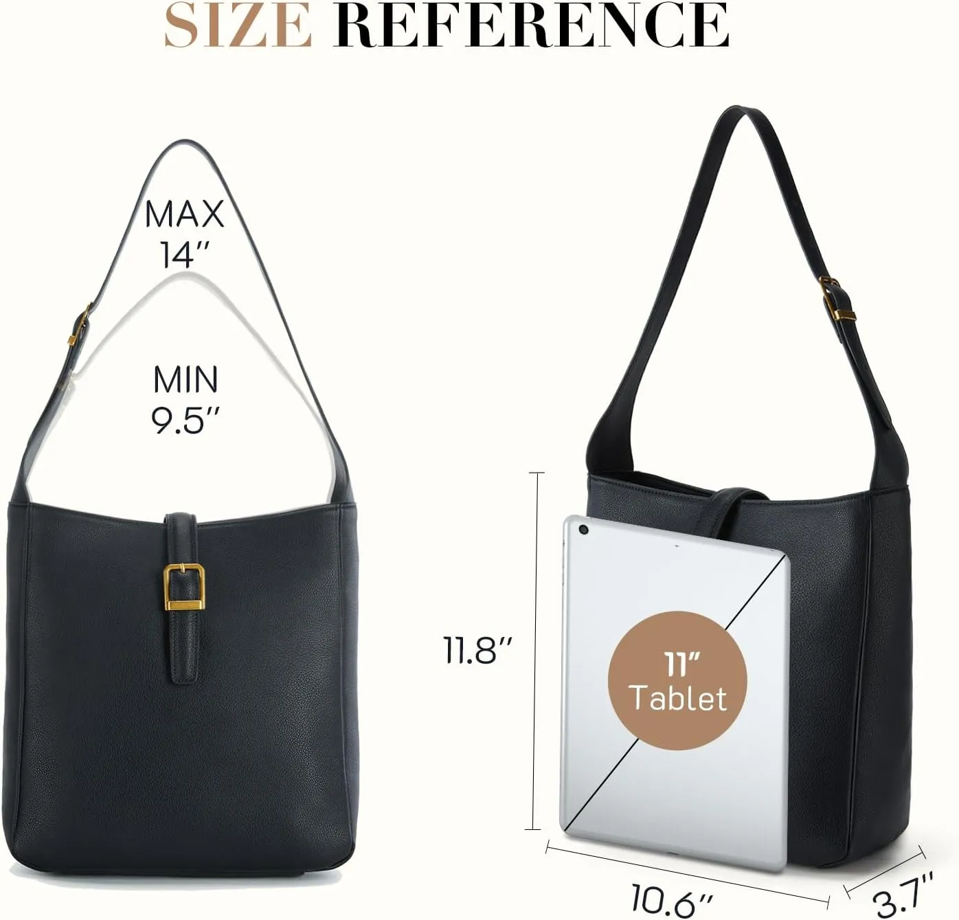 Missnine Hobo Bag Purses and Handbags for Women Top Handle Handbags with Pocket Zipper