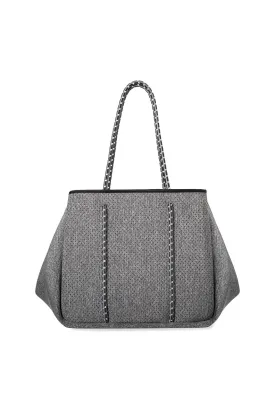 Neoprene Tote, Dark Heather