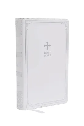 NRSV Catholic Edition Gift Bible, White Leathersoft (Comfort Print, Holy Bible, Complete Catholic Bible, NRSV CE): Holy Bible Imitation Leather  March 3, 2020