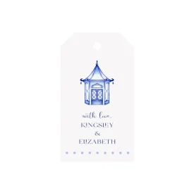 Pagoda Personalized Angled/Drilled Gift Tags