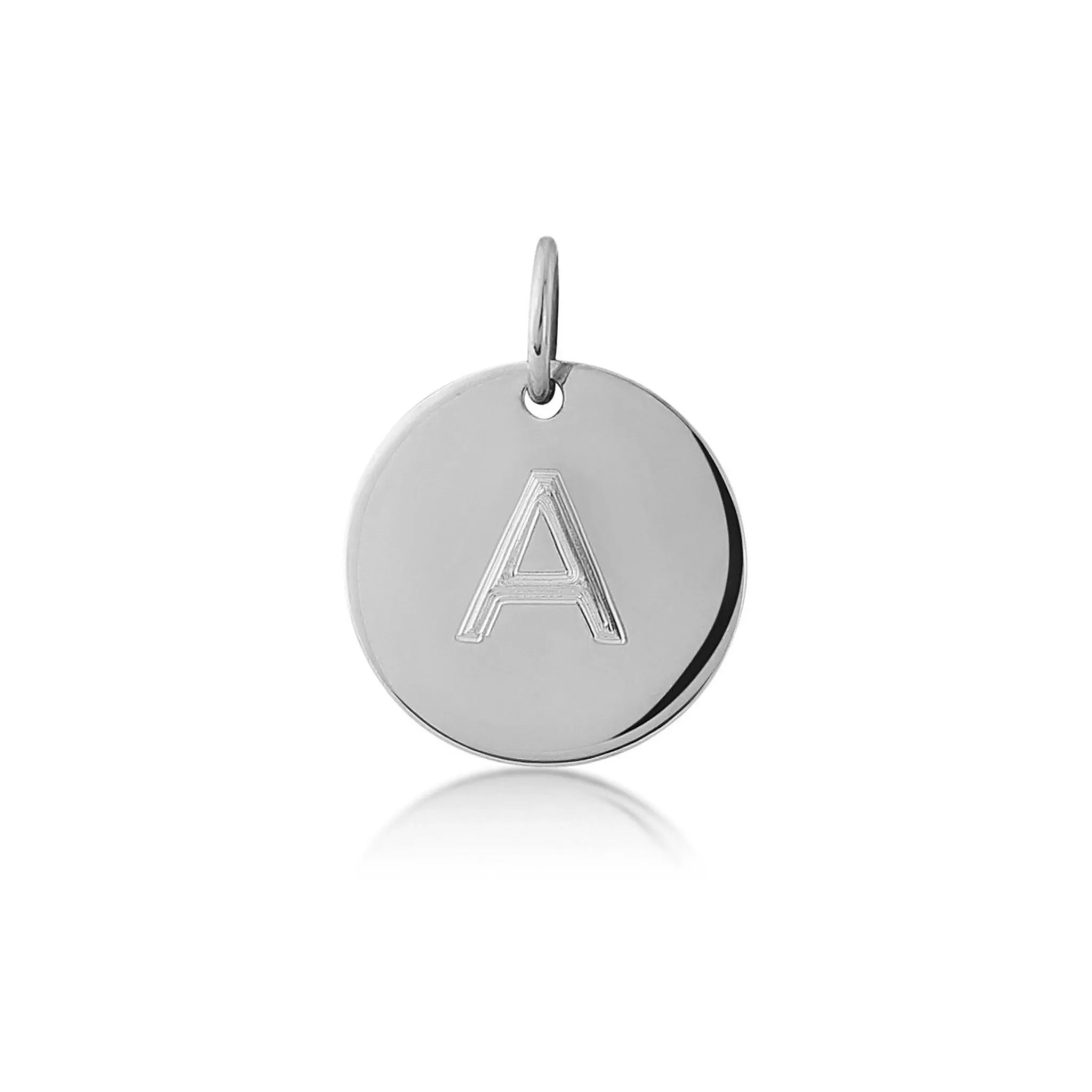 Pembroke Sterling Silver Small 12mm Disc Pendant