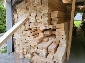 Rough sawn balsa 160mmx75mmx1000mm