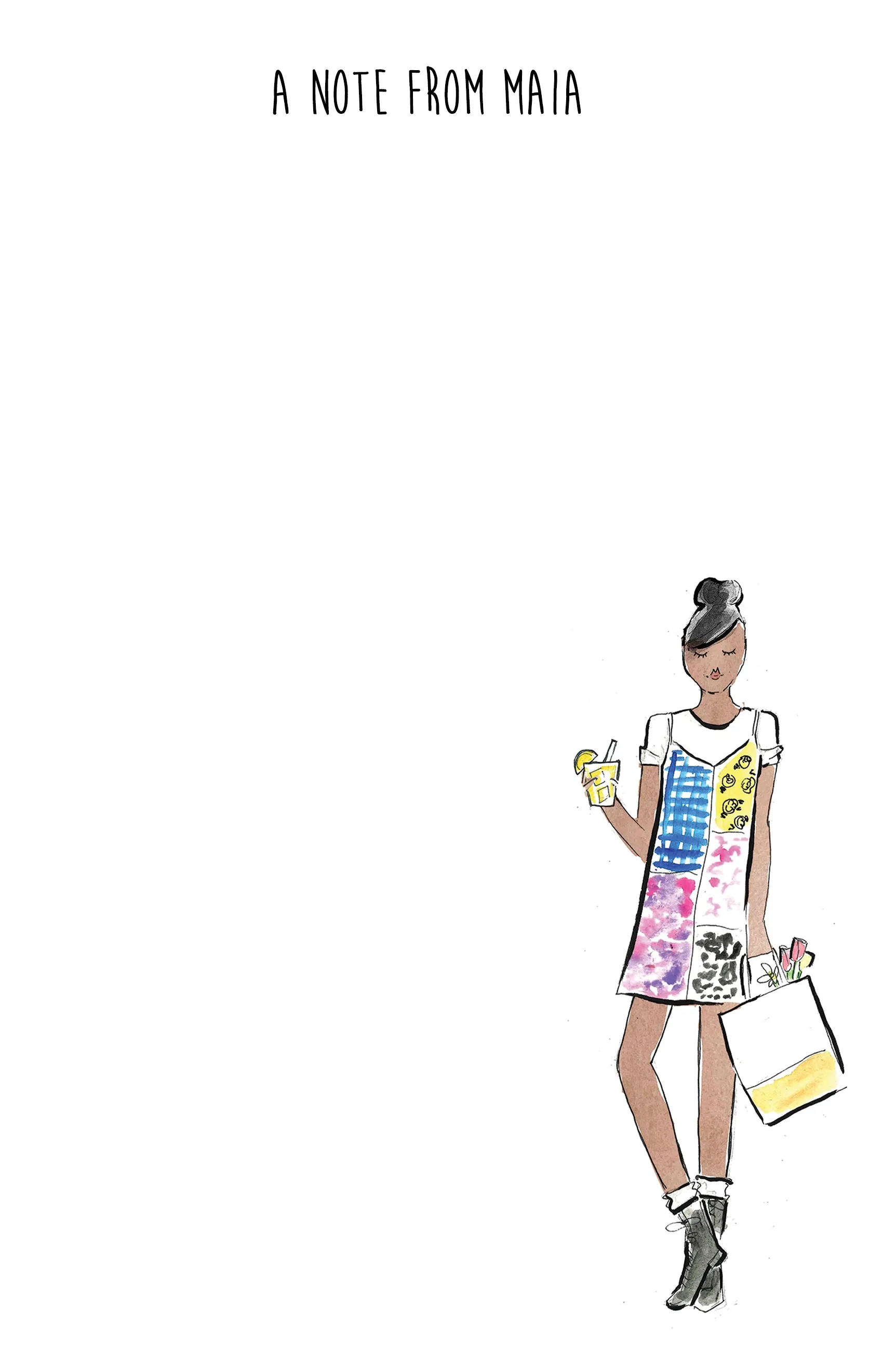 Slip Fashion Girl Personalized Notepad