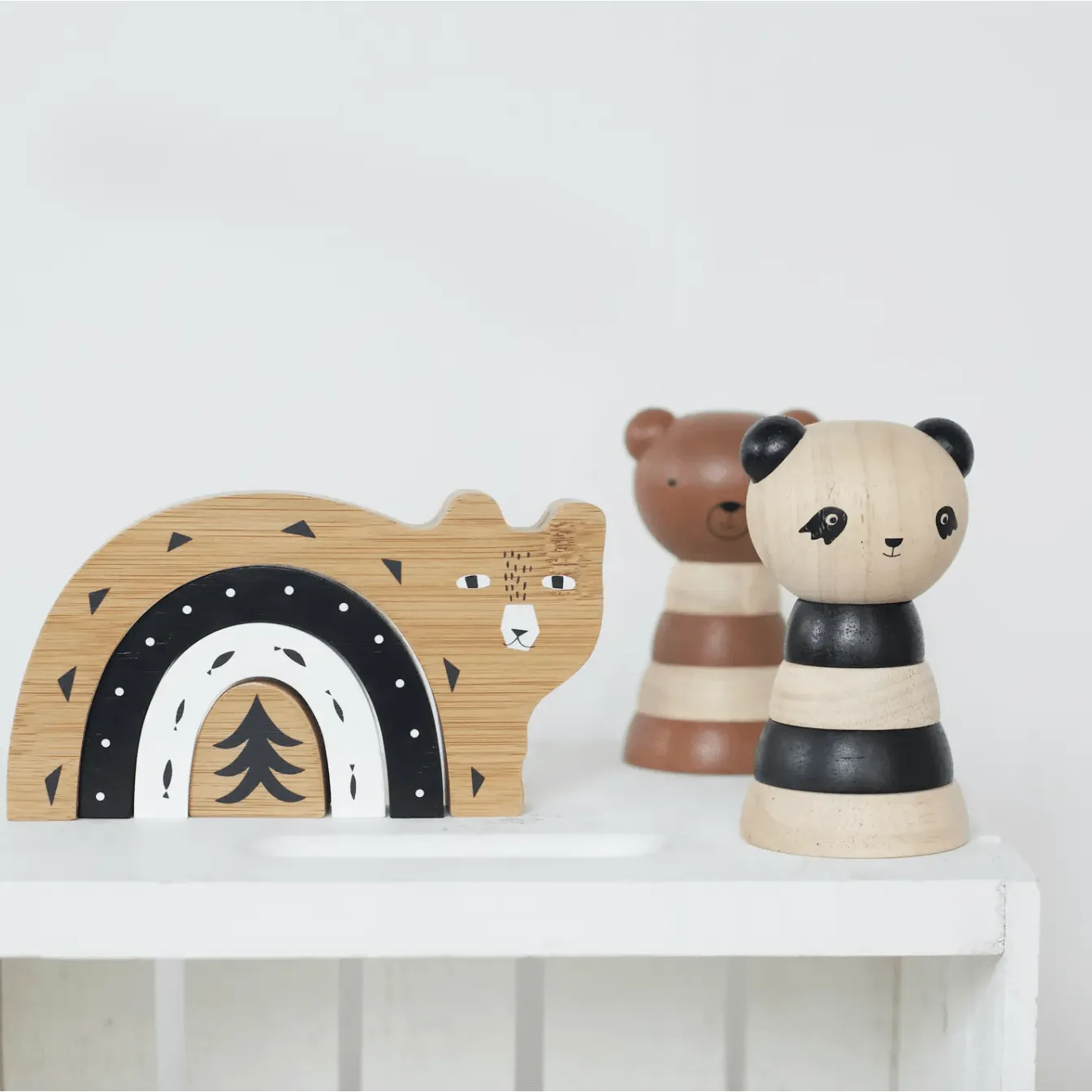 Wee Gallery Bamboo Nesting Bear